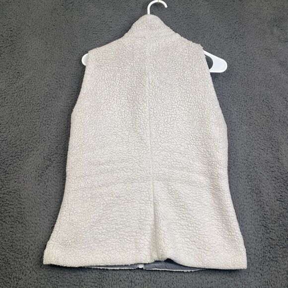 Patagonia Womens Vest large Beige Gray Los Lobos Reversible 25205 FA13 - Picture 10 of 12